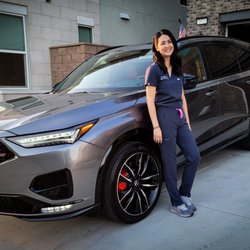 2022 Acura MDX Type S Advance, clear wrapped front hood and bumper