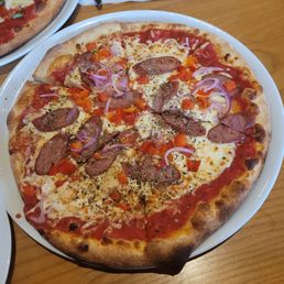 Meat lovers pizza