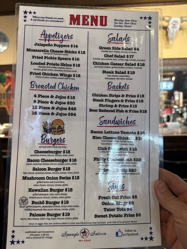 Spangle Saloon And Grill Logo