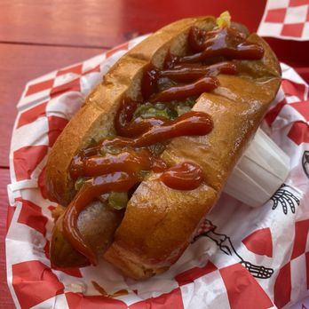 The Highroller Lobster - VEGGIE DOG TG with curried ketchup and sweet relish - Seafood Near Me - Portland, Maine The Highroller Lobster - VEGGIE DOG TG with curried ketchup and sweet relish - Seafood Near Me - Portland, Maine