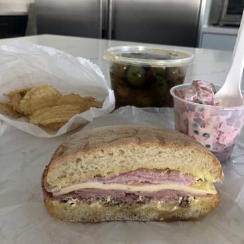 Mingle + Graze - Heavenly Maffyletta and potato salad - Cheese Shops Near Me - Chandler, Arizona Mingle + Graze - Heavenly Maffyletta and potato salad - Cheese Shops Near Me - Chandler, Arizona