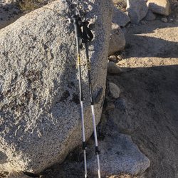 Sage To Summit - Yup!!! You need these trekking poles in conjunction with the crampon rental!!!