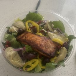 Mediterranean Salmon Salad