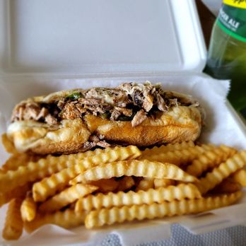 Fingerz - Jerk Salamon Philly is flavorful juicy and a winner - Soul Food Near Me - Snellville, Georgia Fingerz - Jerk Salamon Philly is flavorful juicy and a winner - Soul Food Near Me - Snellville, Georgia