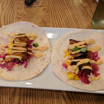 Cunard Tavern - Two fish tacos, about $3 each - American Near Me - Boston, Massachusetts
