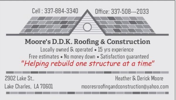 Moore's DDK Roofing & Construction