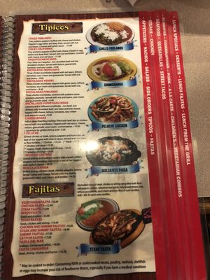 Menu photo 1 La Carreta Lexington, NC