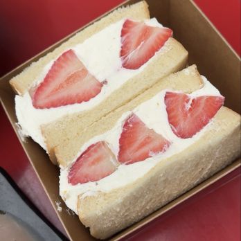 Katsu Bar - Strawberry Sando - Desserts Near Me - Santa Monica, California Katsu Bar - Strawberry Sando - Desserts Near Me - Santa Monica, California