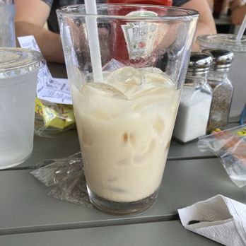 Phoebe's Diner - Horchata (half gone because delicious) - American Near Me - Austin, Texas Phoebe's Diner - Horchata (half gone because delicious) - American Near Me - Austin, Texas
