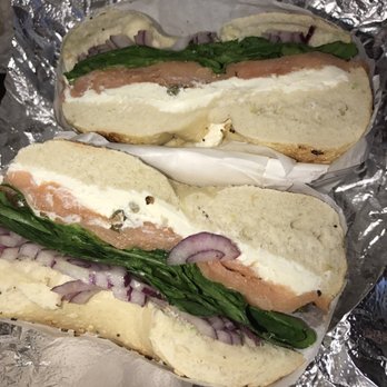 5 Borough Bagels - Lox Deluxe w/ plain cream cheese. - Coffee & Tea Near Me - Clive, Iowa 5 Borough Bagels - Lox Deluxe w/ plain cream cheese. - Coffee & Tea Near Me - Clive, Iowa