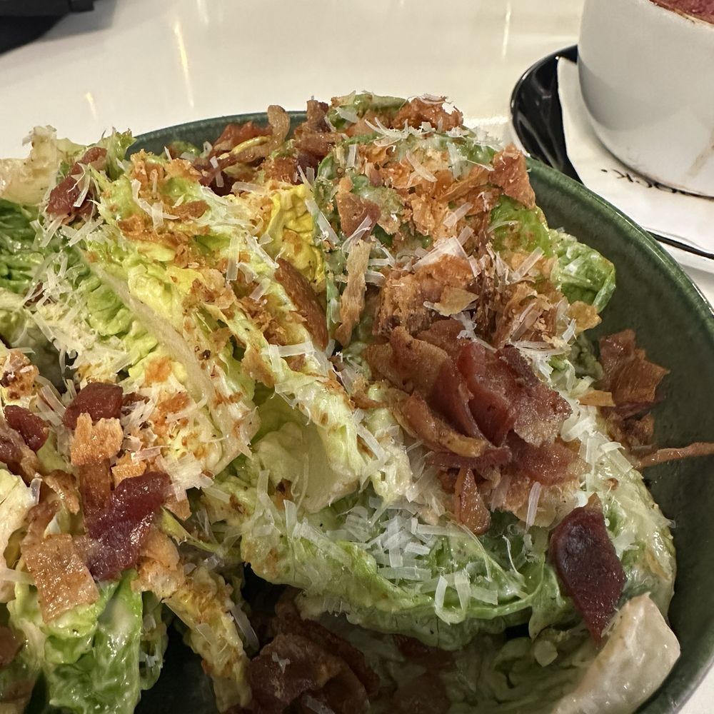East Rock coffee - Ceasar salad with bacon - Coffee & Tea Near Me - Garden City, New York East Rock coffee - Ceasar salad with bacon - Coffee & Tea Near Me - Garden City, New York