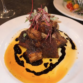 The Kitchen at Bernardo Winery - Pork belly with chili oil and cherry balsamic (soon to be on the menu!) - New American Near Me - San Diego, California The Kitchen at Bernardo Winery - Pork belly with chili oil and cherry balsamic (soon to be on the menu!) - New American Near Me - San Diego, California