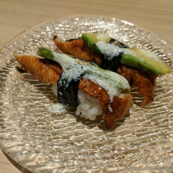 Sushi Enya - Pasadena - Eel with marscapone and avocado - Sushi Bars Near Me - Pasadena, California Sushi Enya - Pasadena - Eel with marscapone and avocado - Sushi Bars Near Me - Pasadena, California