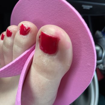 Janae’s Nails & Spa - She left polish on my skin and one nails polish was already ruined - Nail Salons Near Me - Virginia Beach, Virginia Janae’s Nails & Spa - She left polish on my skin and one nails polish was already ruined - Nail Salons Near Me - Virginia Beach, Virginia