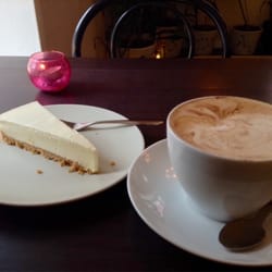 Café Aura - Un cheesecake de categoría.