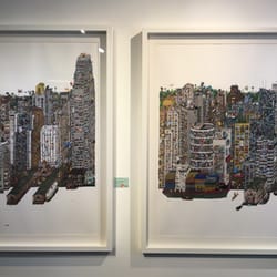 Odd One Out - Elephants in Hong Kong by Guillaume Cornet