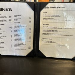 Indaba Coffee - Menu July 2025