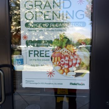 Mala Town - Grand opening sign - Hot Pot Near Me - Pleasanton, California