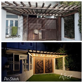 ReBuilt - Our pergola that ReBuilt rebuilt and added a feature I had in mind - Home Services Near Me - Long Beach, California