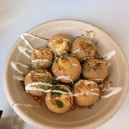An order of dahi puri An order of dahi puri