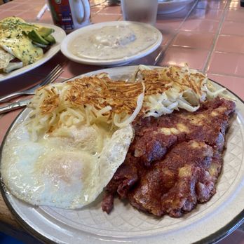 Fresno Breakfast House - Cornbeef hash and eggs - Breakfast & Brunch Near Me - Fresno, California Fresno Breakfast House - Cornbeef hash and eggs - Breakfast & Brunch Near Me - Fresno, California