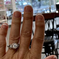 Platinum Nail Lounge - Shellac - Gel Manicure. I was in need of cuticle & nail management; leaving with soft French gel manicured hands .