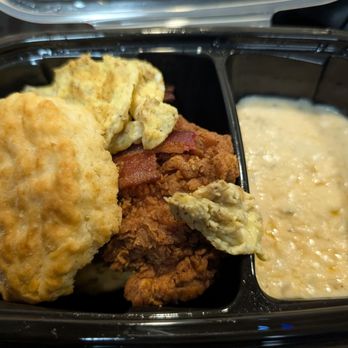 Maple Street Biscuit Company - Madison - Biscuit gravy eggs and bacon. - Breakfast & Brunch Near Me - Madison, Alabama