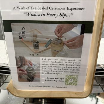 Chicha San Chen - Tea ceremony experience information - Bubble Tea Near Me - Cupertino, California