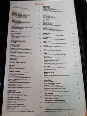 Menu photo 3 Sushi Nabe Chattanooga, TN