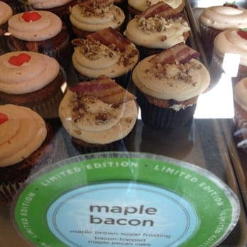 The Cup - Maple Bacon cupcake! - Desserts Near Me - Saint Louis, Missouri The Cup - Maple Bacon cupcake! - Desserts Near Me - Saint Louis, Missouri