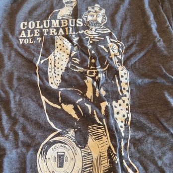 The Ohio Taproom - T-Shirt reward for completing the Ale Trail. I'll take this over a poster any day. - Beer Bar Near Me - Columbus, Ohio