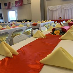 You may decorate the evening before your event.