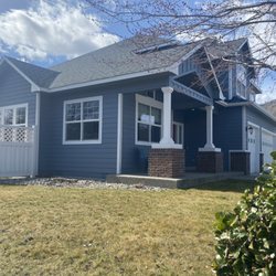 Tellez Painting - After photo. Back side of house. Complete exterior paint job- body and trim.