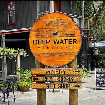 Deep Water Vineyard - Welcome Sign - Wineries Near Me - Wadmalaw Island, South Carolina Deep Water Vineyard - Welcome Sign - Wineries Near Me - Wadmalaw Island, South Carolina