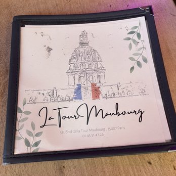 La Tour Maubourg - Menu - French Near Me - Paris, 75 La Tour Maubourg - Menu - French Near Me - Paris, 75