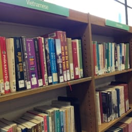 This branch has a great selection of multilingual literature.