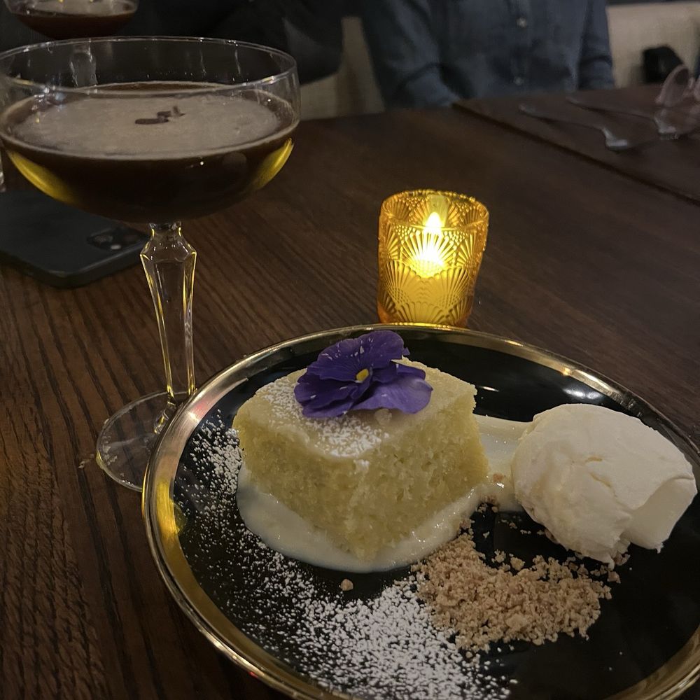 Kaneo - Olive cake with espresso martini - Mediterranean Near Me - Park City, Utah