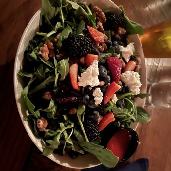 Torch Lake Cafe - Summer salad with goat cheese and berries - Pizza Near Me - Central Lake, Michigan