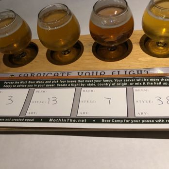 Meddlesome Moth - Beer flight - Bars Near Me - Dallas, Texas Meddlesome Moth - Beer flight - Bars Near Me - Dallas, Texas