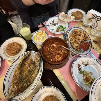 Sabry's - Taojine Mixed, Calamari, Branzino - Seafood Near Me - Astoria, New York