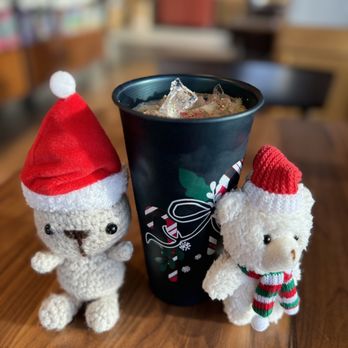 Starbucks - BunBun and BaoBao with holiday cheer - Coffee & Tea Near Me - Aiea, Hawaii