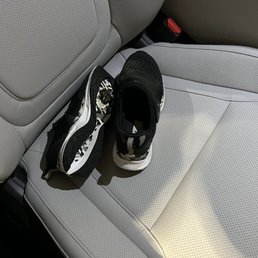 Shoes on the seat Shoes on the seat