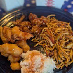 Asian Taste - Pork low mein, sweet & sour chicken, general tso's chicken