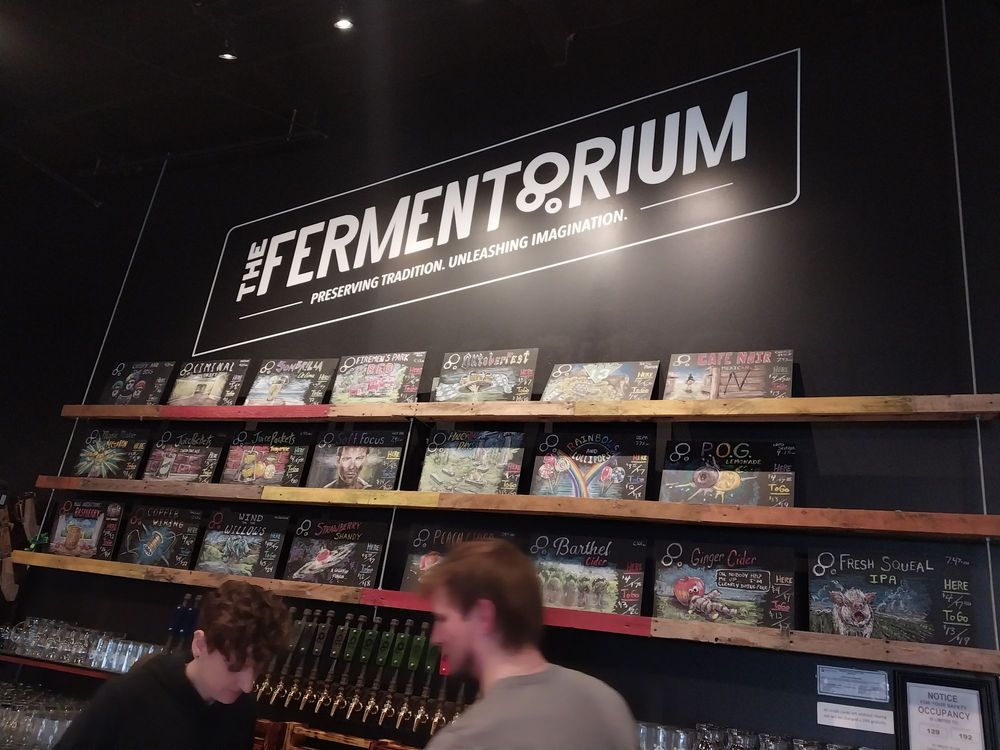 Food from The Fermentorium Brewery & Tasting Room