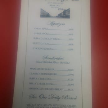 Main Street Supper Club - Menu - Supper Clubs Near Me - Marshall, Illinois Main Street Supper Club - Menu - Supper Clubs Near Me - Marshall, Illinois