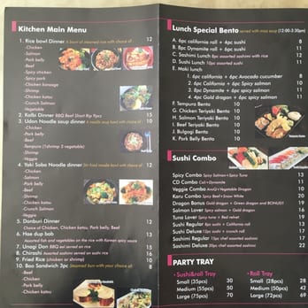 Sushi Karu - Menu - Japanese Near Me - Toronto, Ontario