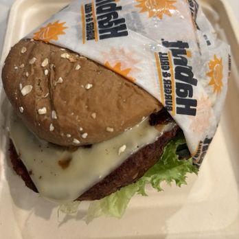 Habit Burger & Grill - Veggie cheese burger with grilled onions - Salad Near Me - San Jose, California Habit Burger & Grill - Veggie cheese burger with grilled onions - Salad Near Me - San Jose, California