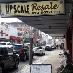 Upscale Resale - Our bus in the background.
