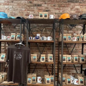 Kakawa Chocolate House - Wall of sipping chocolate granules - Chocolatiers & Shops Near Me - Salem, Massachusetts