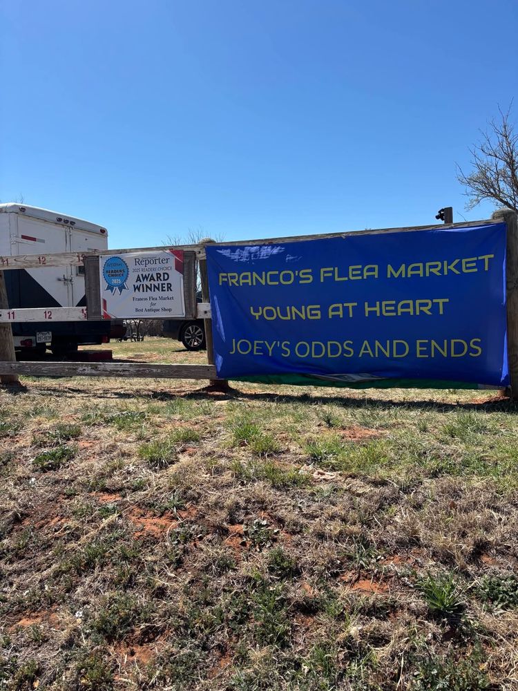 Franco's Flea Market Joeys Odds and Ends Logo